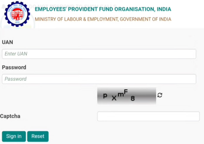 PF Online Withdrawal Process Step 3