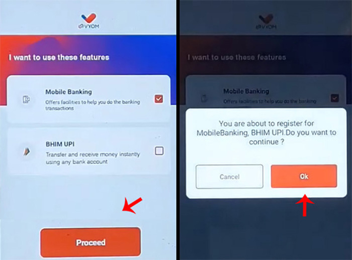 Union Bank Vyom App Register Kaise Kare Step 5