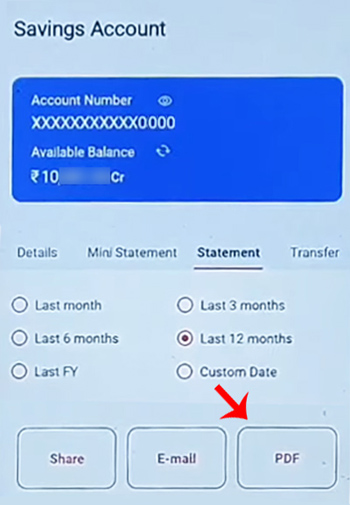 Vyom Bank Statement Kaise Nikale Step 6