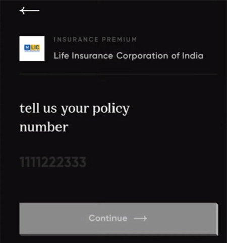 CRED App Se LIC Premium Kaise Bhare Step 5