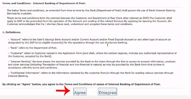 Post Office Internet Banking Online Activate Kaise kare Step 9