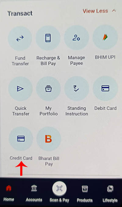 Union Bank Credit Card Bill Payment Kaise Kare Step 2