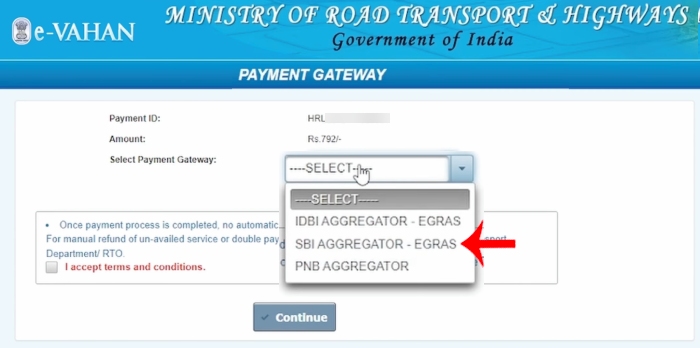 Haryana Ka Road Tax Kaise Bhare Step 9