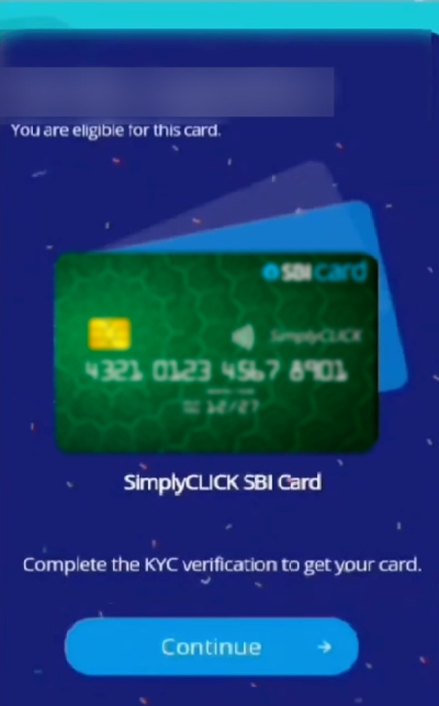 Apply SBI Credit Card Online Step 11