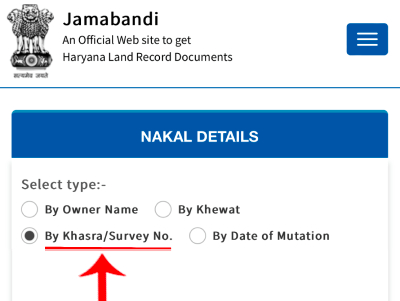 Haryana Me Jamabandi Ki Nakal Download Kaise Kare Step 3