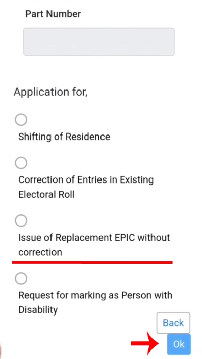 PVC Voter Id Card Online Order Kaise Kare Step 4