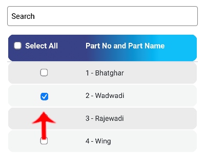 New Voter List Download Step 3
