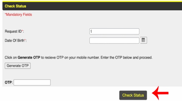 Ujjwala Yojana Application Status Check Step 2