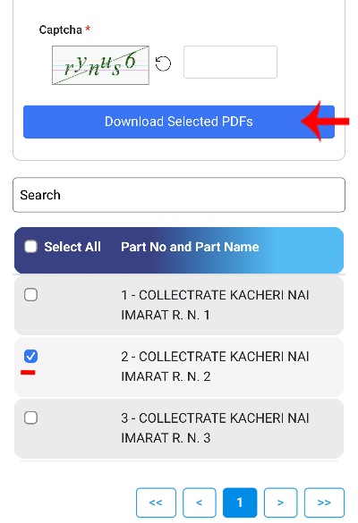 UP Draft Voter List Download Step 3
