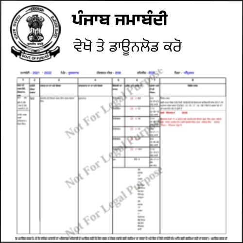 Punjab Jamabandi Download