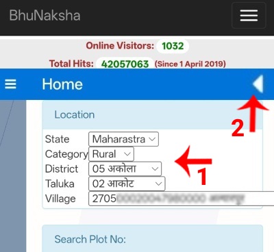 Check Maha Bhunakasha Maharashtra Method 1 Step 3