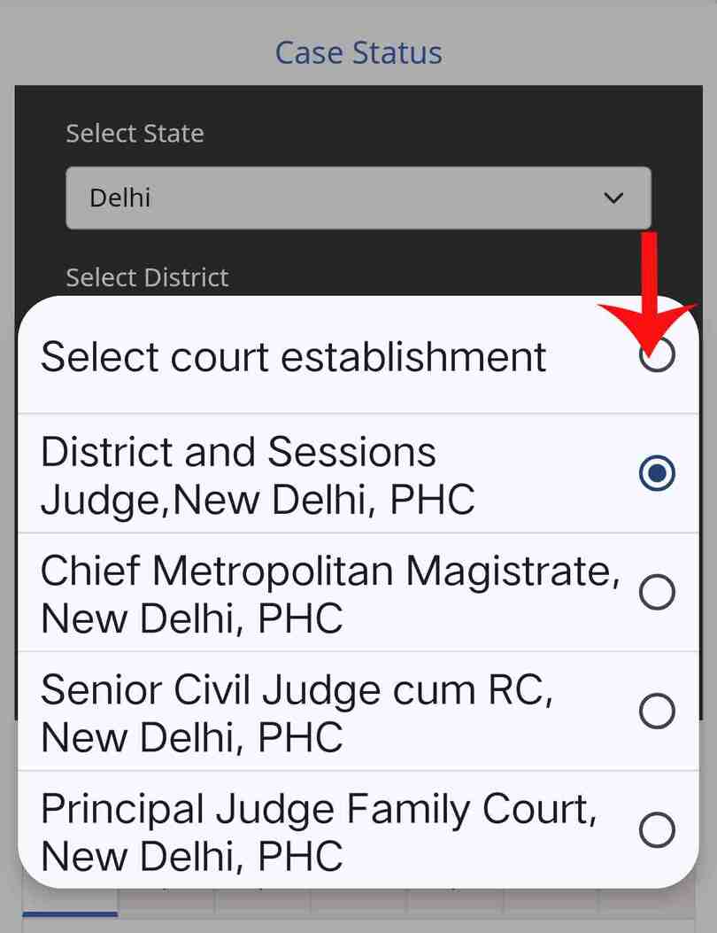 jameen par court case kaise check kare step 3