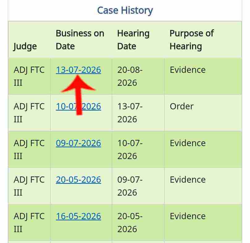 jameen par court case kaise check kare step 8