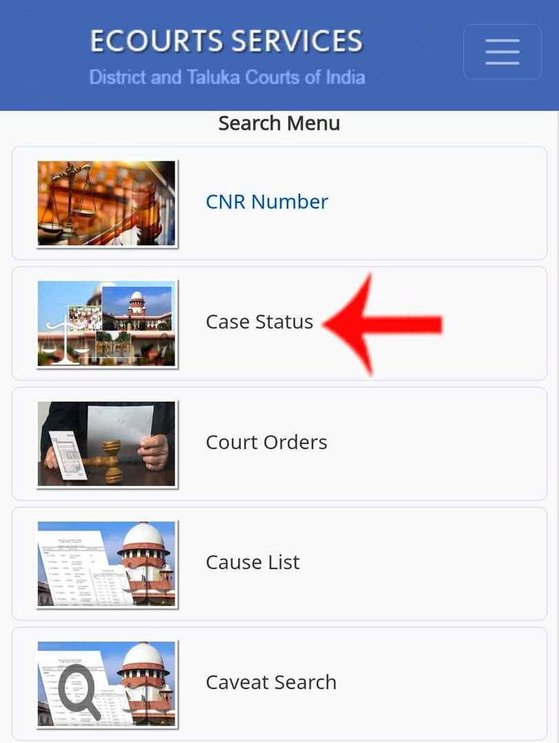 jameen par court case kaise check kare step 1